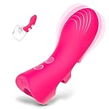 JFRong Fingervibrator mit 10 Vibrationsmodi für Sie Leise und Stark Klitoris und Nipple Stimulator Silikon G Punkt Vibratoren Vaginal Massage Masturbator Fingerhüllen Sexspielzeug für Frauen Paare