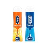 Durex Play Gleitgel Ausprobierpaket für Sie und Ihn (Wärmend & Prickelnd) 2 x 50ml
