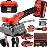 Delphi Fliesenleger Maschine Elektrische Fliesen Vibrator Mit Saugnapf Durchmesser 130 mm, Leistung 800W, 21V 80kg Aufnahmekapazität Fliesen Fliesenleger Maschine Kofferset